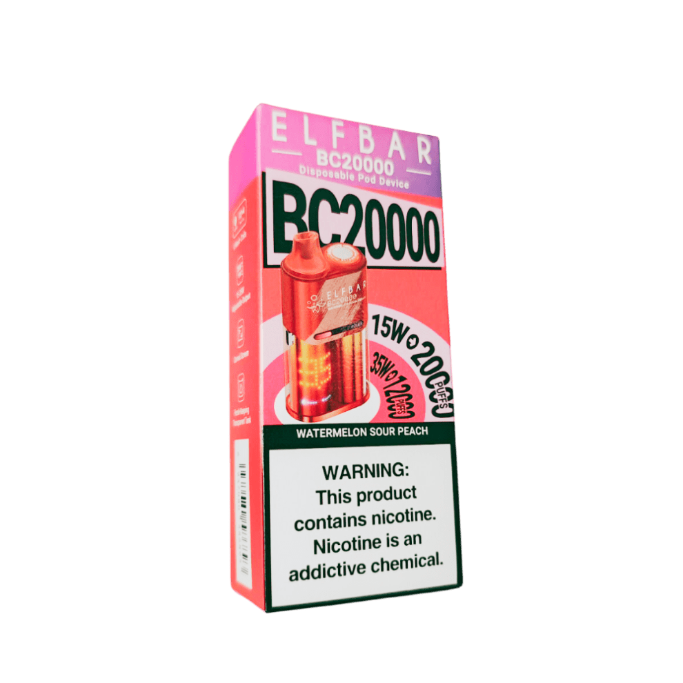 Pod Descartável Elf Bar BC20000 20.000 puffs Watermelon Sour Peach