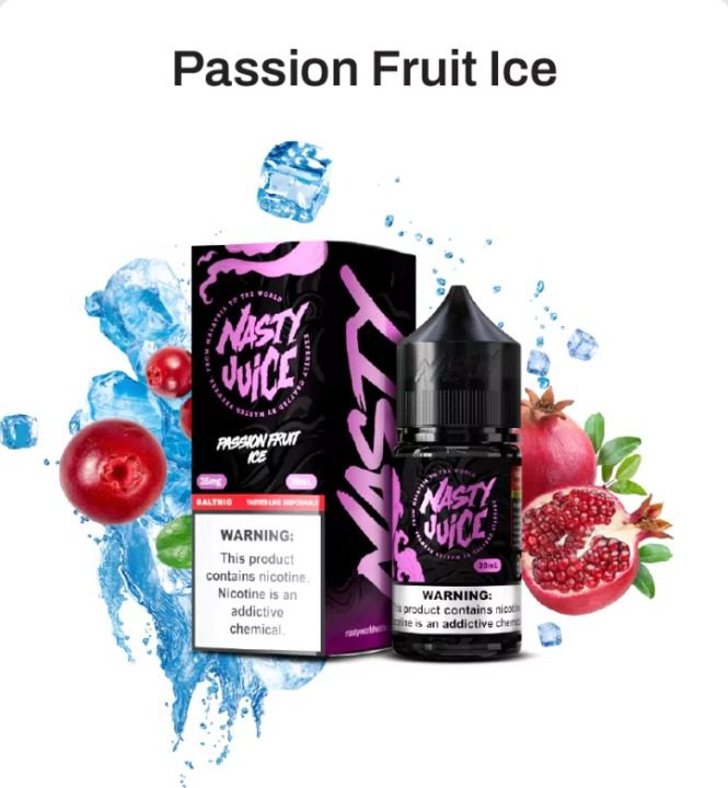 Líquido Nasty Juice Salt – Smooth Series - Passion Fruit Ice
