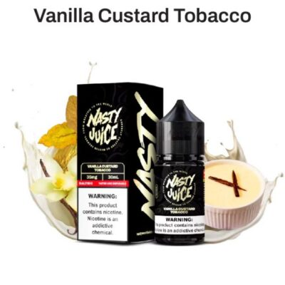 Líquido Nasty Juice Salt – Smooth Series - Vanilla Custard Tobacco