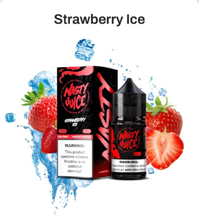 Líquido Nasty Juice Salt – Smooth Series - Strawberry Ice - Imagem 2