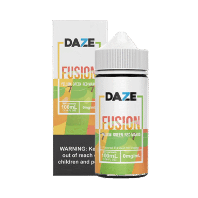 Líquido 7 Daze Reds Apple E-juice - Fusion - Yellow Green Red Mango - ICED