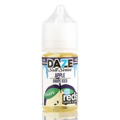 Líquido 7 Daze Reds Apple E-juice Salt - Apple Grape Iced