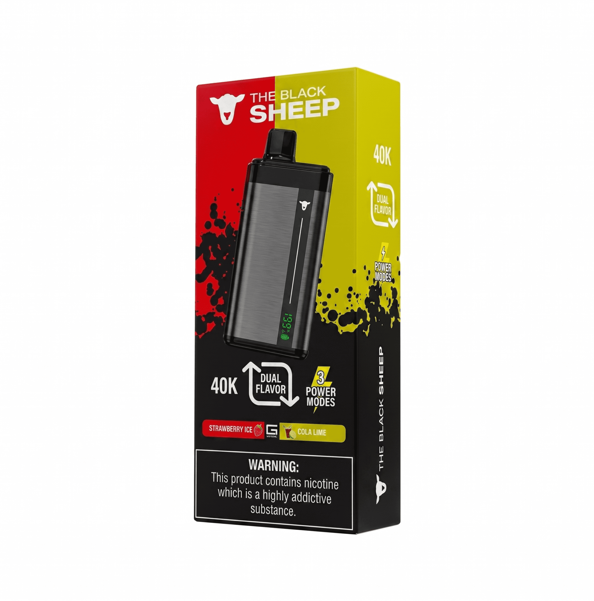 Pod Descartável The Black Sheep - Dual Flavor - 40.000 puffs